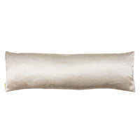 Chantilly satin bolster pillow reverse.