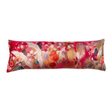 red long bolster pillow uchikake hunted and stuffed